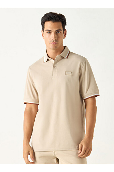 Emperor تي شيرت بولو سادة بأكمام قصيرة