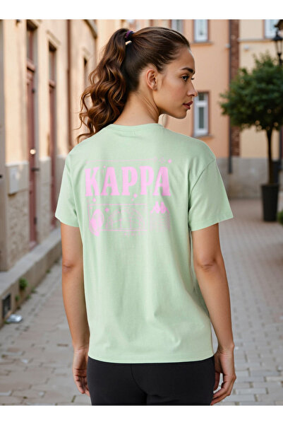 Kappa تي شيرت كابا بطبعة جرافيكية ورقبة دائرية