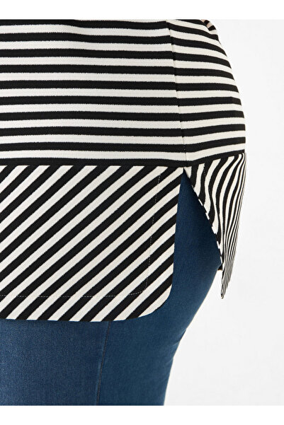 Ulla Popken LUREX STRIPE TOP