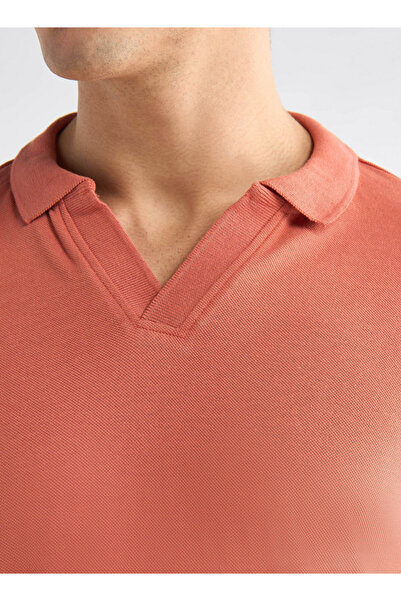 FAV Solid Polo T-shirt with Short Sleeves