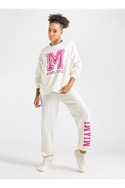 FAV Printed Long Sleeves Sweatshirt and Joggers Set