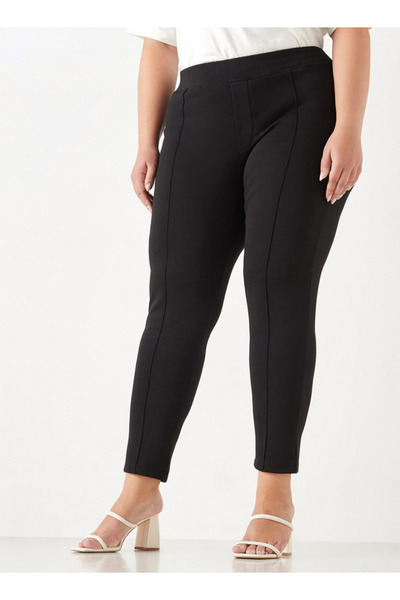 Ulla Popken Plus Size Ulla Popken Treggings with Elasticated Waistband