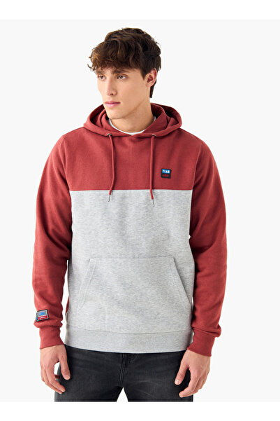 FAV Panelled Hoodie with Kangaroo Pocket