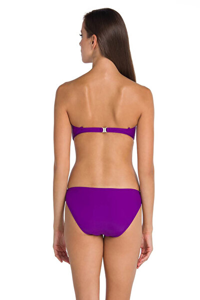 Dagi Μωβ μονόχρωμο μπικίνι με κορδόνια