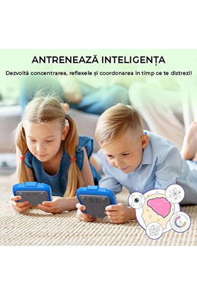 miraza Consola Jocuri de Indemanare pe Ritm Muzical,Apasa Rapid Butoanele,Joc Educativ