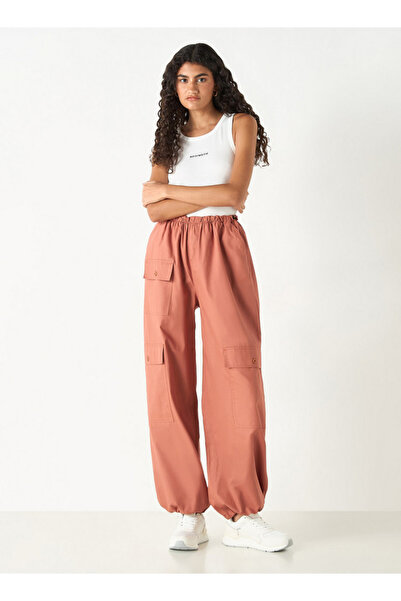 Lee Cooper Wide Leg Fit Denim Pants with Pockets