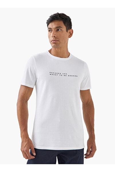 Iconic تي شيرت بطباعة طباعية