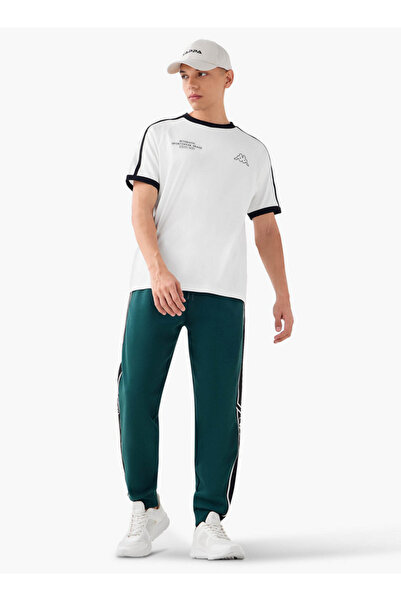 Kappa Kappa Logo Print Joggers with Drawstring Closure
