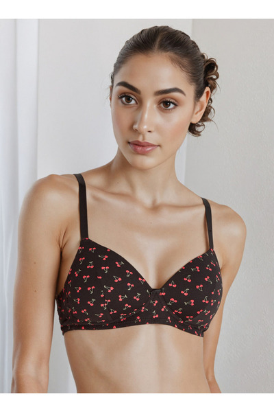 FAV Bra Balconette Style Non-Wired Cotton Blend