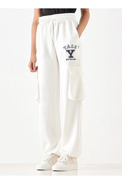 SP Characters Yale University Embroidered Cargo Joggers With Drawstring Closure