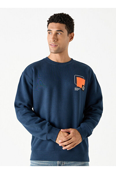 Lee Cooper سويت شيرت مطبوع بأكمام طويلة