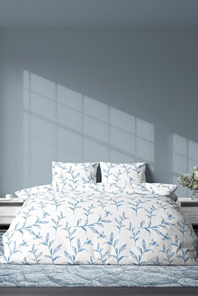 Zeynep Tekstil Set cuvertură de pilota din bumbac unic - husă de pilota și fată de pernă | FĂRĂ PLACĂ