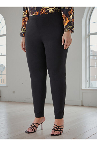 Ulla Popken Plus Size Ulla Popken Leggings with Elasticated Waistband