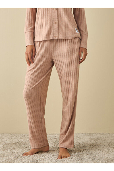 FAV Ribbed V-neck Cardigan and Pyjama Set