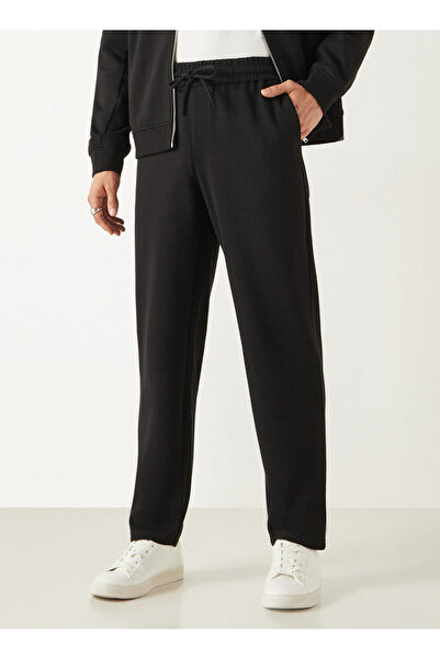 Iconic Solid Regular Fit Flexi Waist Joggers with Pockets