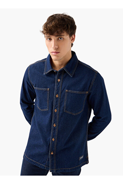 Lee Cooper قميص من قماش الدنيم