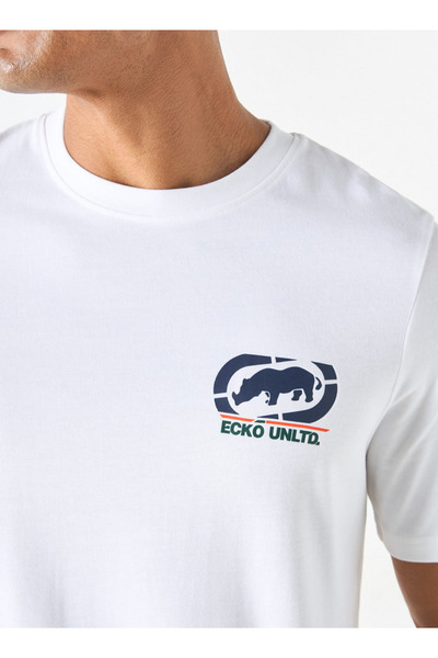 ECKO Unltd Logo Print Crew Neck T-shirt