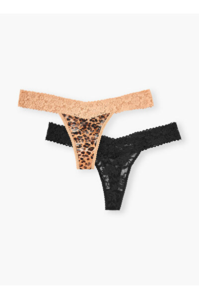 FAV Set of 2 - Assorted Lace Thongs