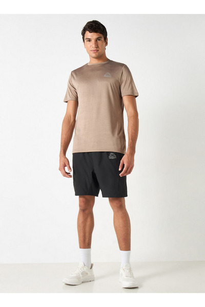 Kappa Logo Print T-shirt with Crew Neck and Short Sleeves