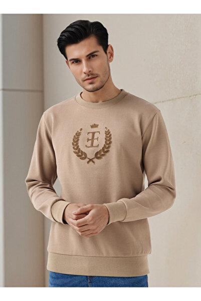 Emperor Men Relaxed Fit Cotton Blend Sweatshirt