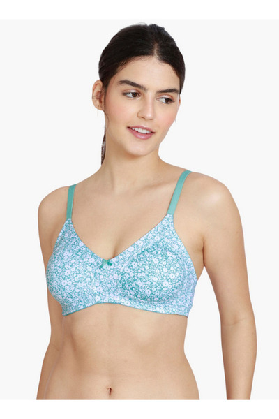 Zivame Floral Print Non-Padded Bra