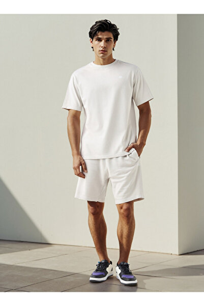 Kappa Textured Shorts with Drawstring Closure and Pockets