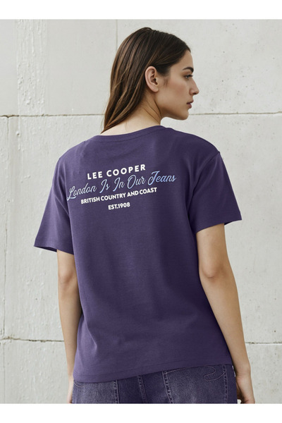 Lee Cooper T-shirt Regular Fit with Logo Print Cotton