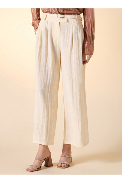 Iconic Belted Culottes With Pockets