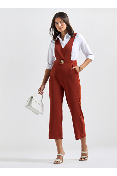FAV Jumpsuit with V-neck and Pockets