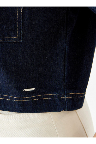 Lee Cooper Collared Denim Top With Chest Pockets