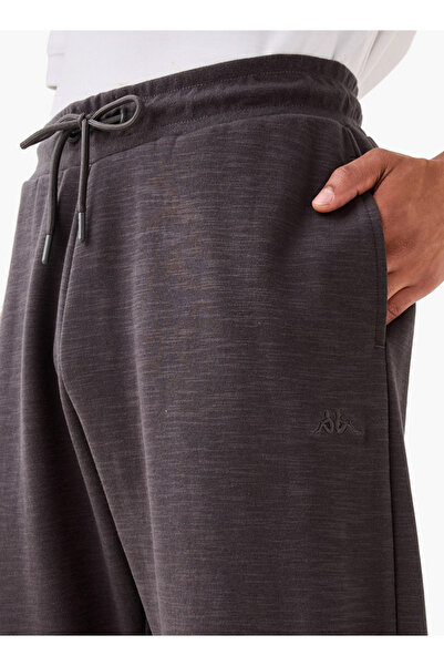 Kappa Logo Detail Joggers with Drawstring Closure and Pockets