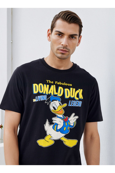 SP Characters تي شيرت مطبوع عليه دونالد داك