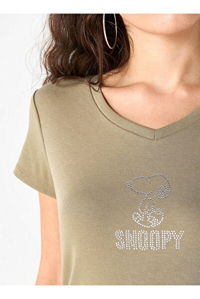 SP Characters CHR L EMBELLISHED RUCHED TEE