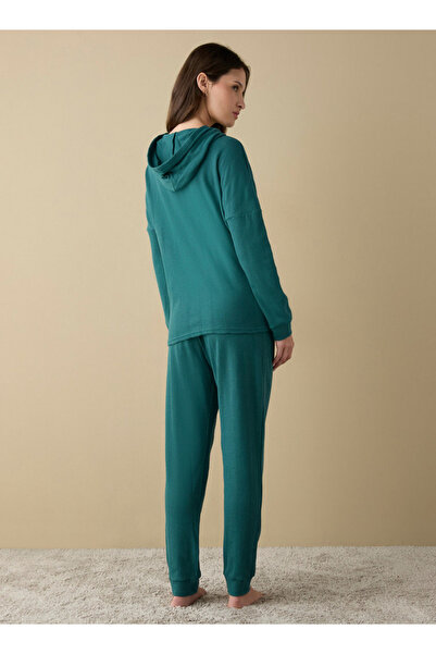 FAV Waffle Textured Long Sleeves Hoodie With Elasticated Joggers Set