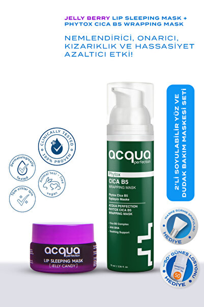 Acqua Perfection Yatıştırıcı Cica B5 Soyulabilir Yüz ve Onarıcı/Nemlendirici ...