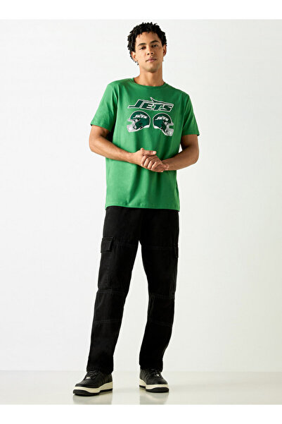 SP Characters Graphic Print Crew Neck T-shirt With Short Sleeves