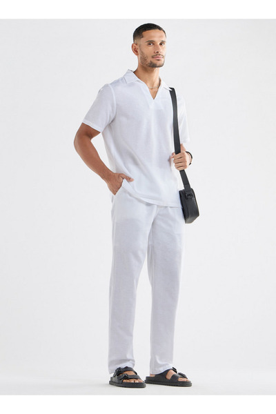 FAV Pants With Drawstring Closure And Pockets