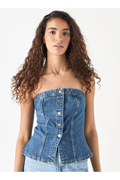 Lee Cooper Denim Tube Top