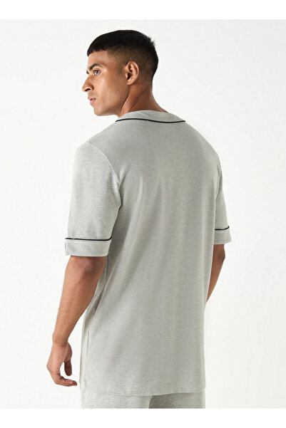 Starter Regular Fit Printed V-neck Shirt