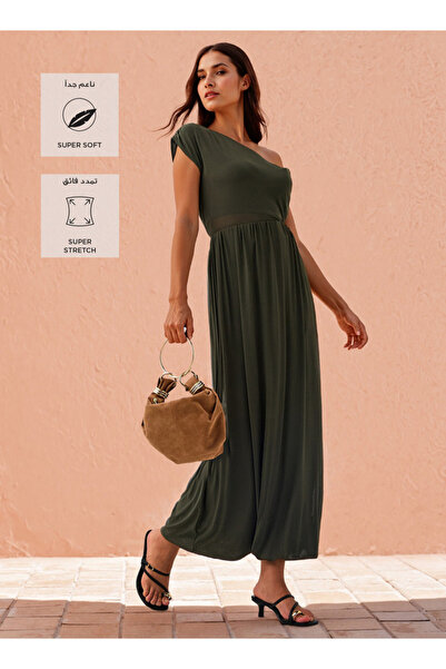 Iconic Balloon Hem Maxii Skirt with Elasticated Waistband