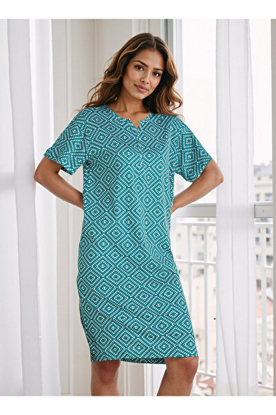 FAV فستان نوم مطبوع بالكامل