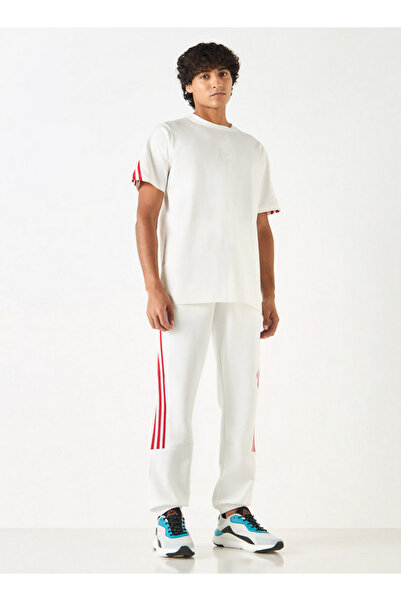 Kappa Solid T-shirt with Round Neck and Short Sleeves