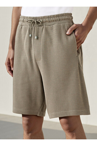 Lee Cooper Logo Applique Shorts with Drawstring Closure