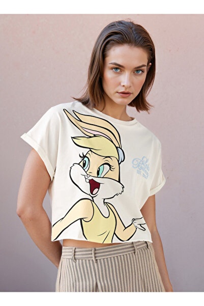 SP Characters Lola Bunny Cropped T-shirt with Extended Sleeves