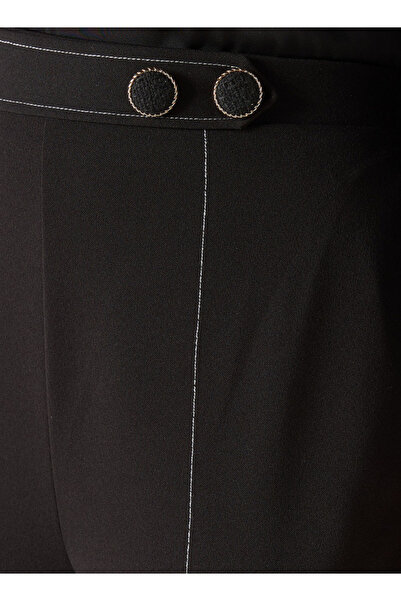 Iconic Solid Regular Fit Flexi Waist Trousers