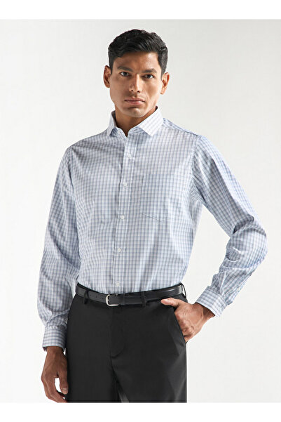 FAV Regular Fit Checked Shirt with Chest Pocket