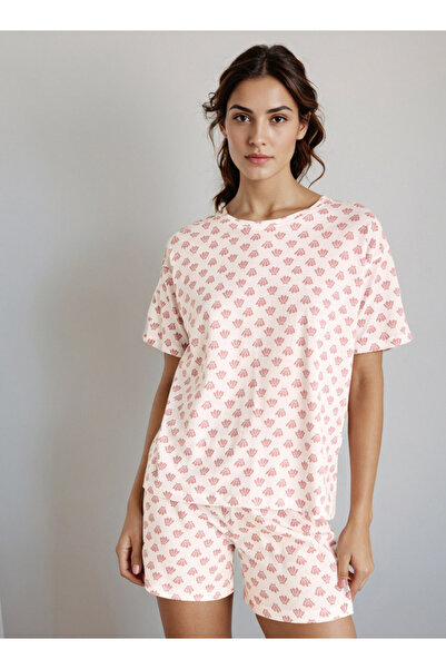 FAV Pyjama Short Set T-shirt and Shorts Cotton