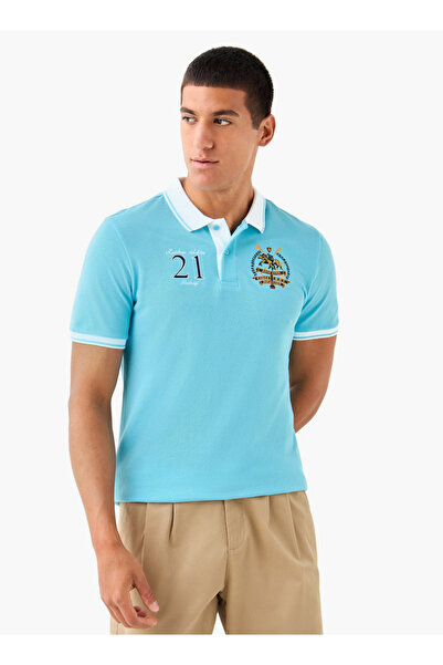 FAV تي شيرت بولو مطرز