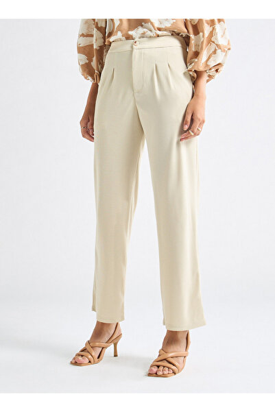 FAV Textured Wide Leg Pants with Pockets