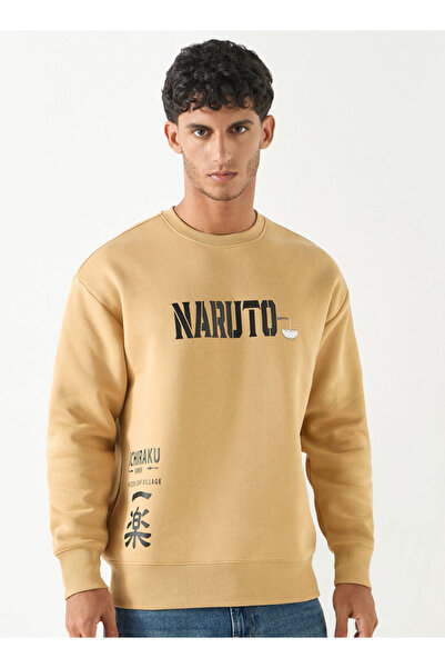 SP Characters Naruto Print Sweatshirt With Long Sleeves